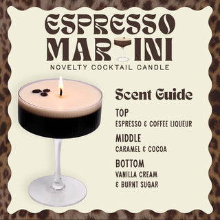 Espresso Martini Cocktail Candle