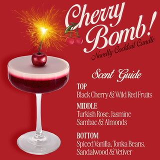 Cherry Bomb Cocktail Candle