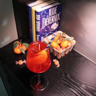 Aperol Cocktail Candle