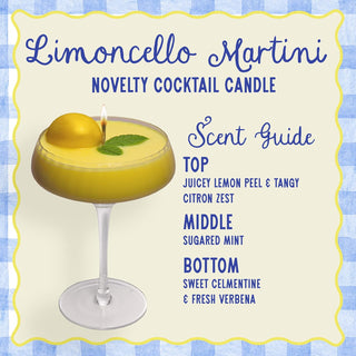 Limoncello Cocktail Candle