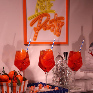 Aperol Cocktail Candle